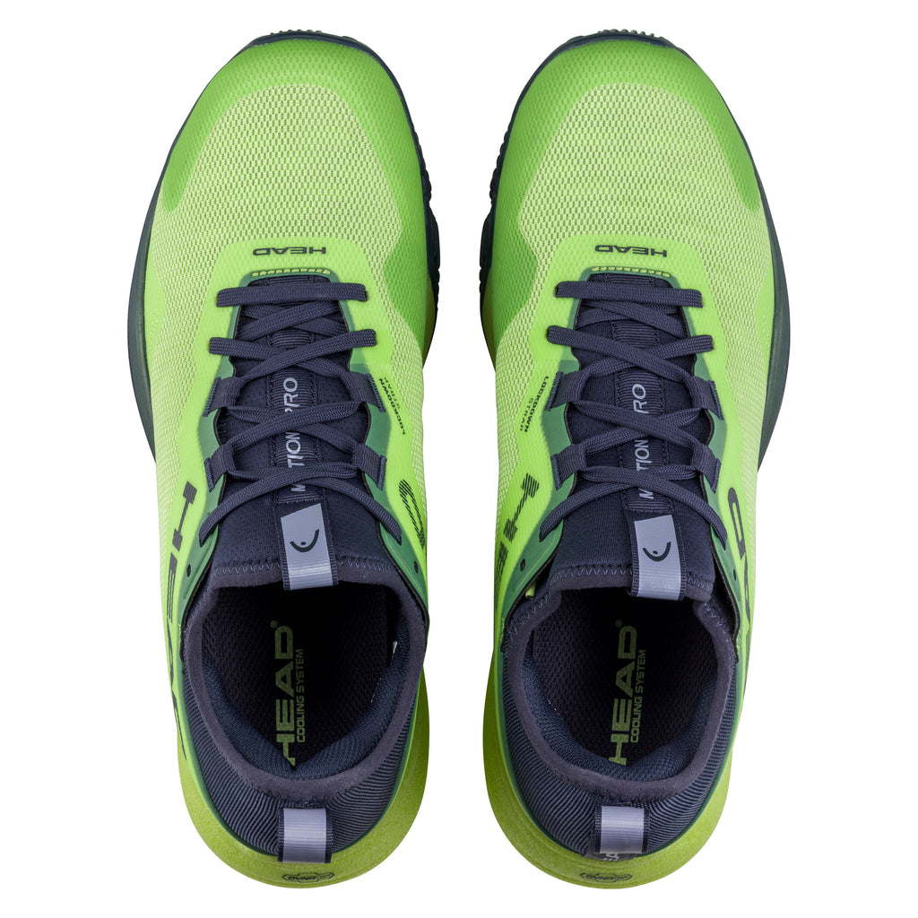 Head Men's Motion Pro Padel Shoes Lime Navy