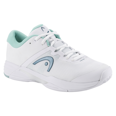 HEAD Women's Revolt Evo 2.0 Tennis Shoes White Turquoise