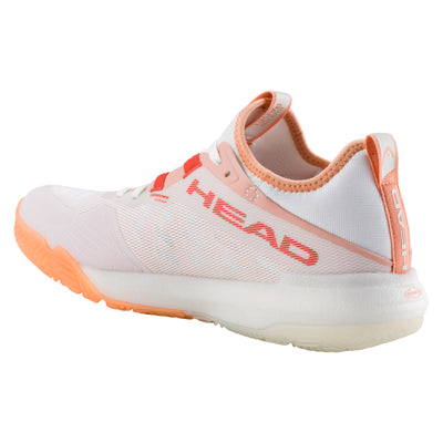 HEAD Women's Motion Pro Padel Shoes White Coral