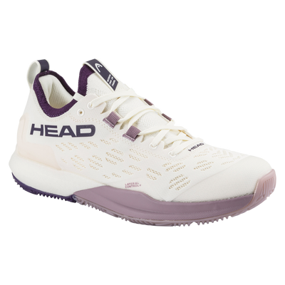 HEAD Women's Motion Pro 1.5 Padel Shoes Chalk White Purple Night
