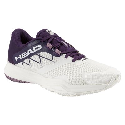 HEAD Women's Motion Team 1.5 Padel Shoes Chalk White Purple Night