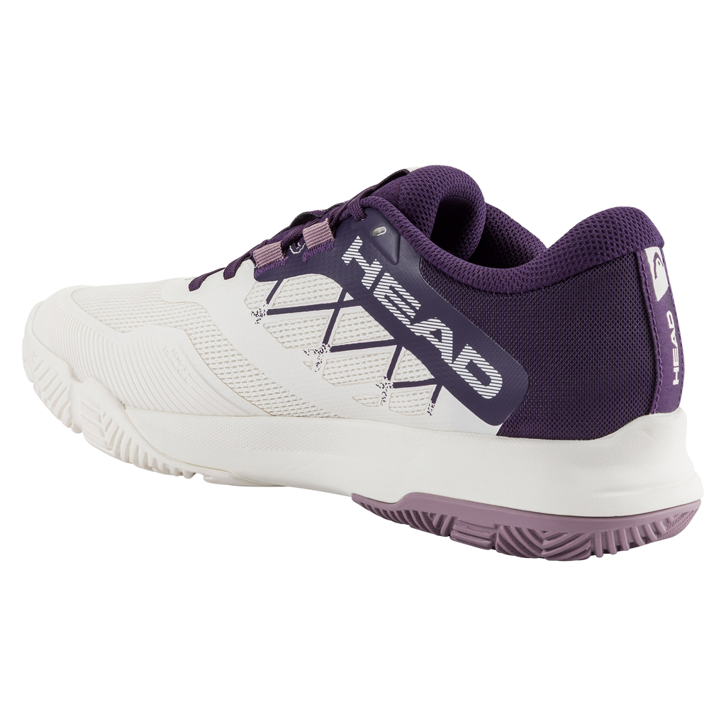 HEAD Women's Motion Team 1.5 Padel Shoes Chalk White Purple Night