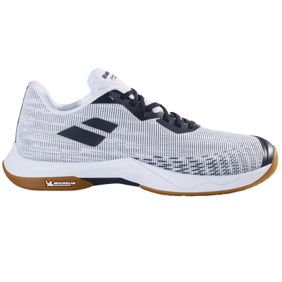 Babolat Men's Shadow Spirit 2 Indoor Court Shoes White Black