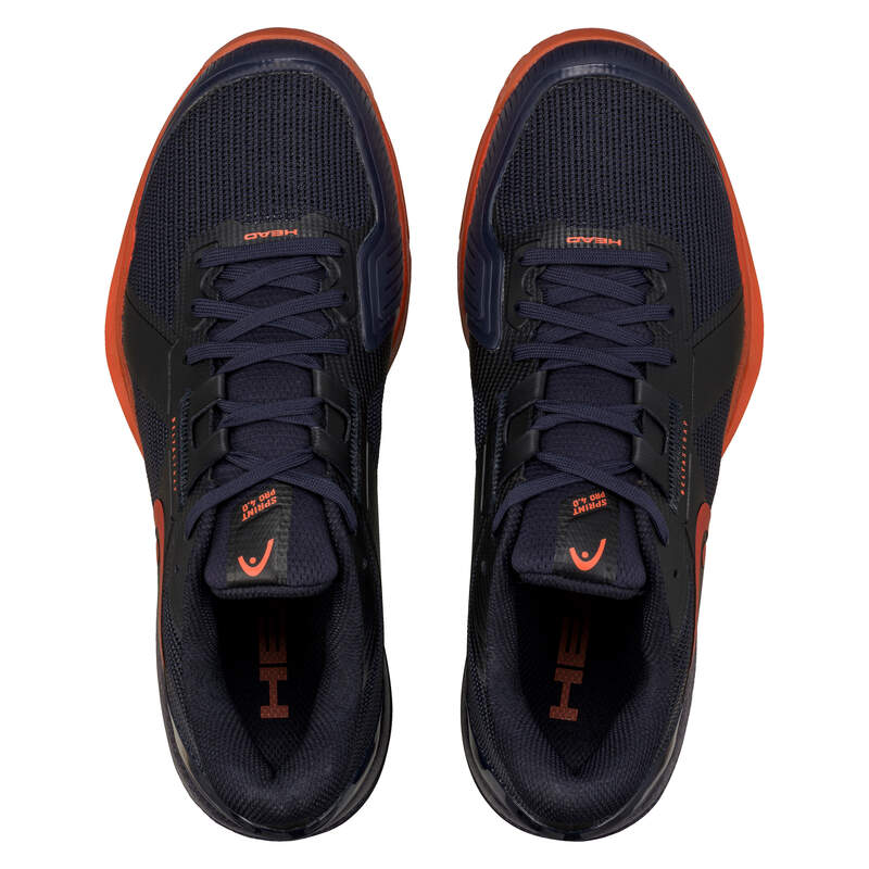 HEAD Men's Sprint Pro 4.0 Indoor Court Shoes Dark Blue Red