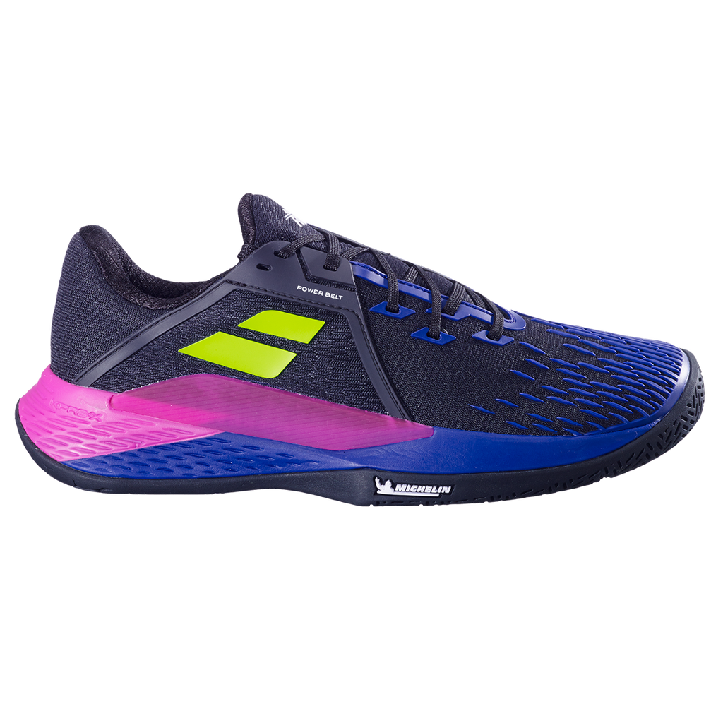 Babolat Men's Propulse Fury 3 Tennis Shoes Black Dark Blue