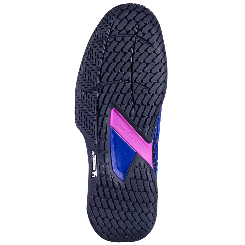 Babolat Men's Propulse Fury 3 Tennis Shoes Black Dark Blue