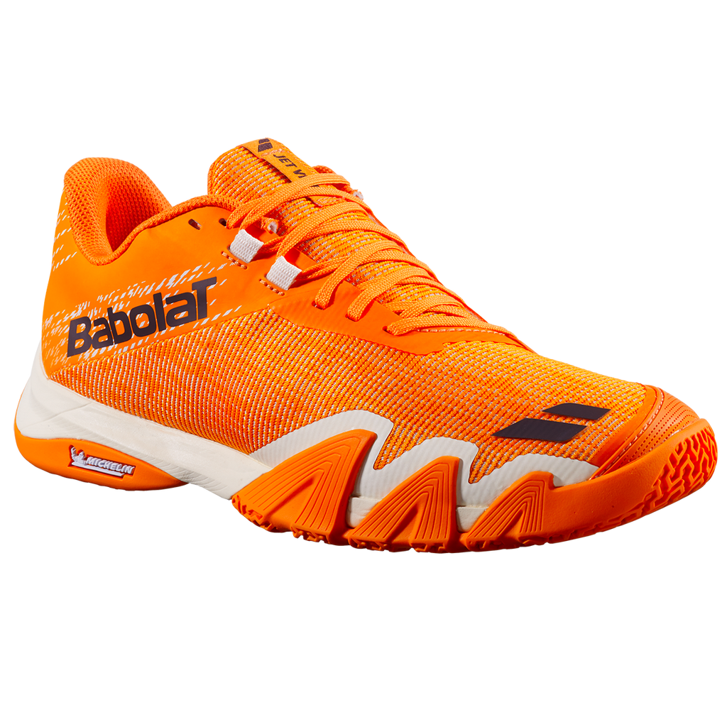 Babolat Men's Jet Viva Padel Shoes Orange Cream