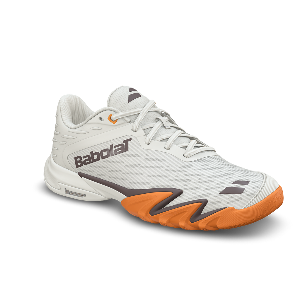 Babolat Men's Premura 3 Padel Shoes Cream Orange