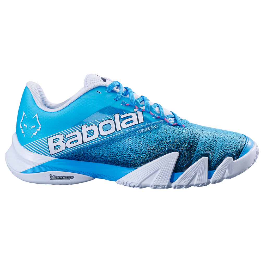 Babolat Men s Jet Premura 2 Lebron Padel Shoes Cyan Blue Great Discounts PDHSports