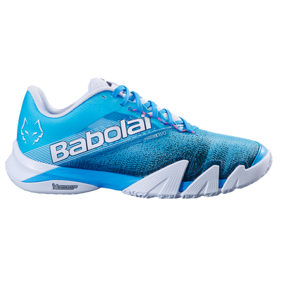 Babolat Men's Jet Premura 2 Lebron Padel Shoes Cyan Blue