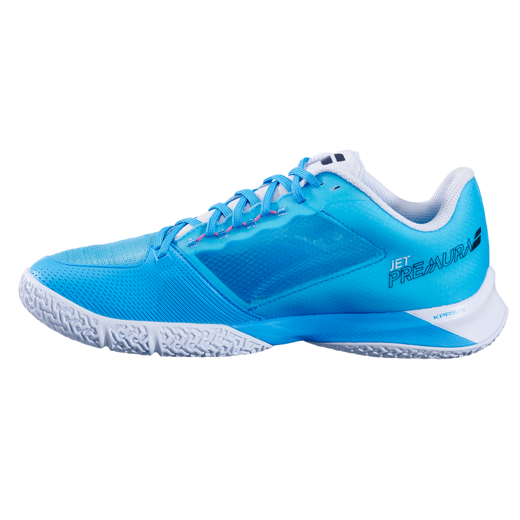 Babolat Men's Jet Premura 2 Lebron Padel Shoes Cyan Blue