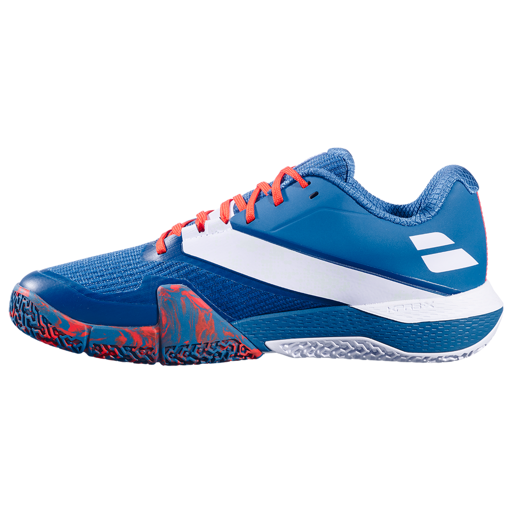 Babolat Men's Movea 2 Padel Shoes 26 Seaport/Cherry Tomato Red