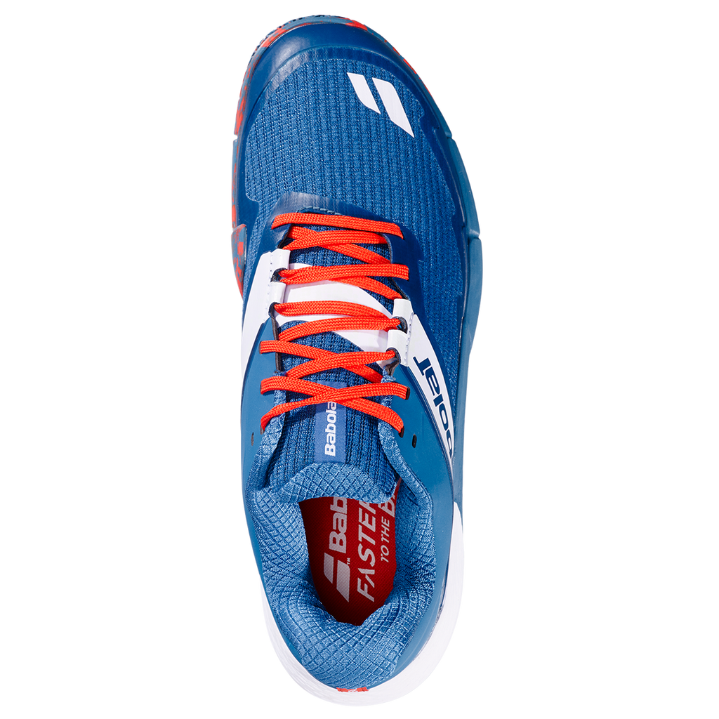 Babolat Men's Movea 2 Padel Shoes 26 Seaport/Cherry Tomato Red