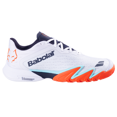 Babolat Men's Premura 3 Lebron Padel Shoes White Orange