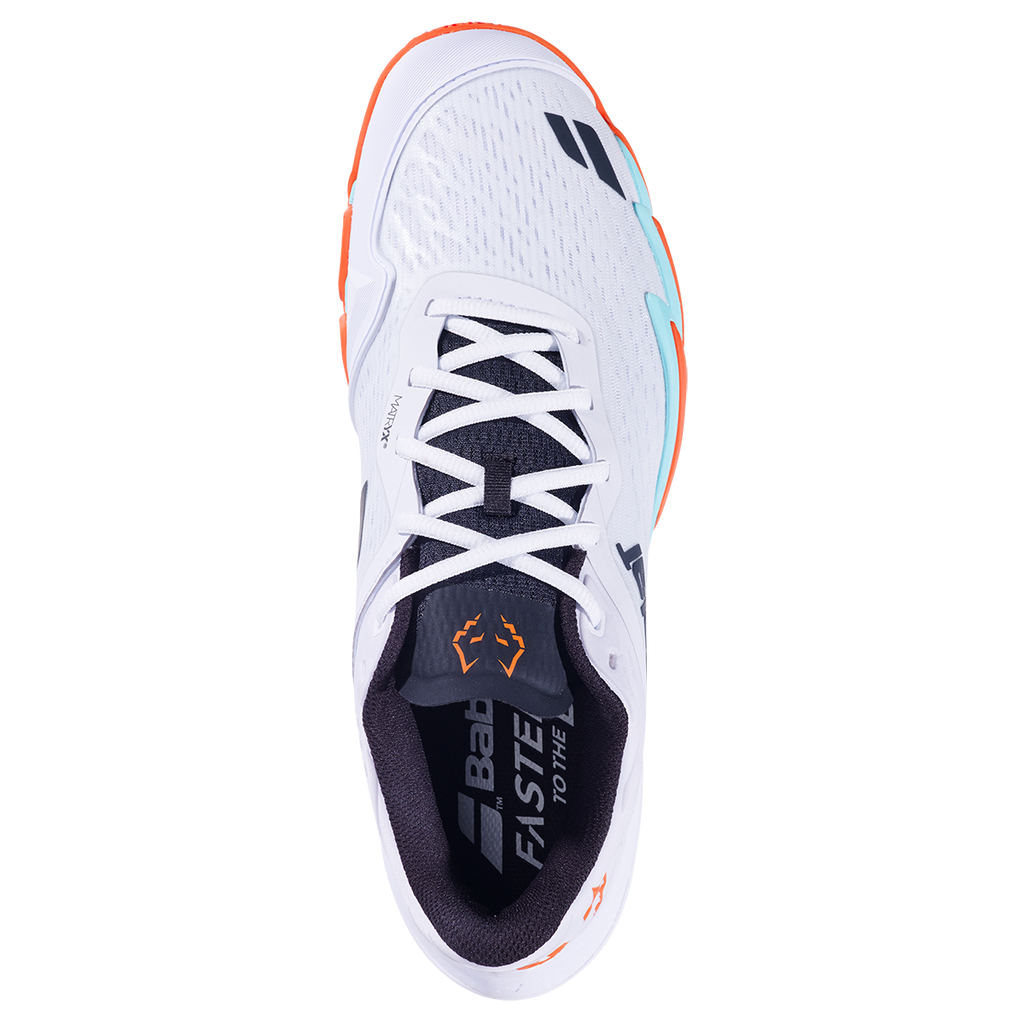 Babolat Men's Premura 3 Lebron Padel Shoes White Orange