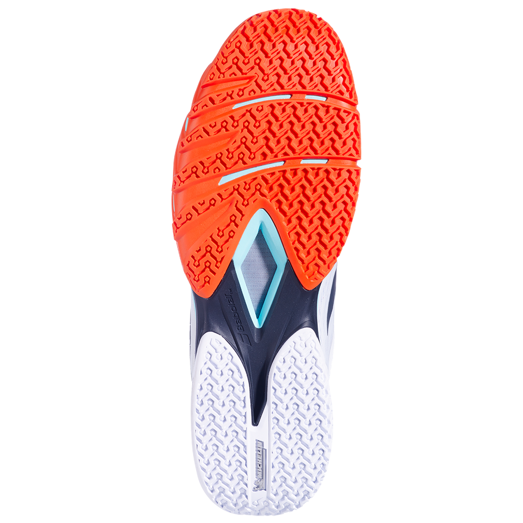 Babolat Men's Premura 3 Lebron Padel Shoes White Orange