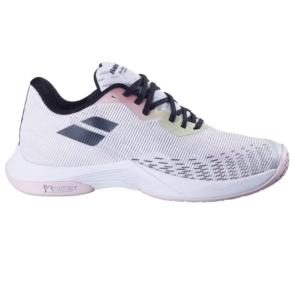 Babolat Women's Shadow Spirit 2 Indoor Court Shoes White