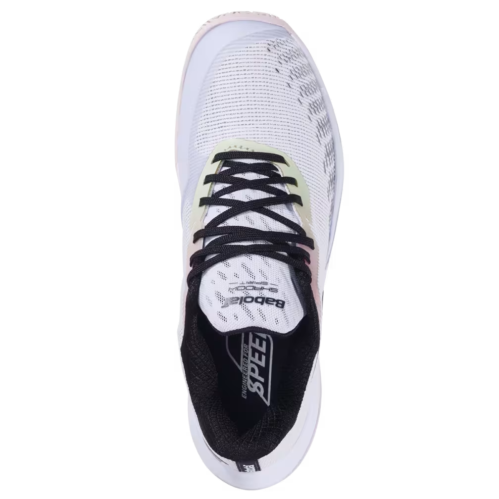 Babolat Women's Shadow Spirit 2 Indoor Court Shoes White