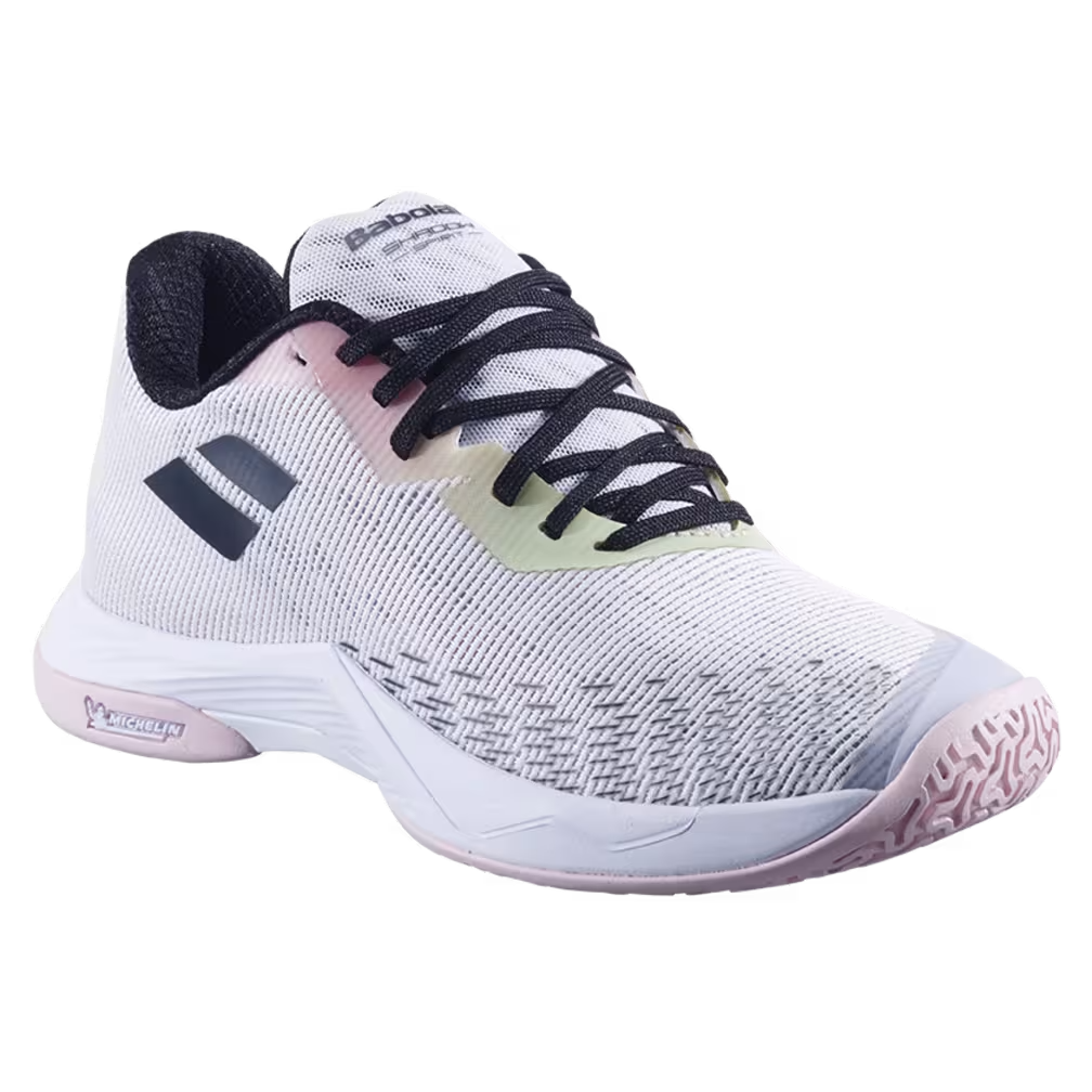 Babolat Women's Shadow Spirit 2 Indoor Court Shoes White