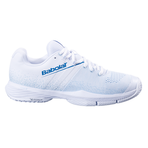 Babolat Women's Sensa Padel Shoes 25 White Cool Blue