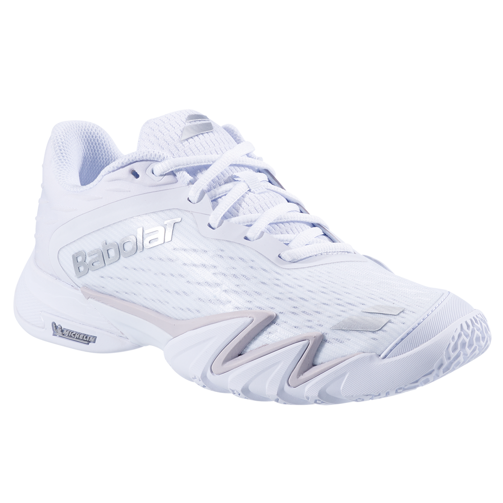 Babolat Women's Premura 3 Padel Shoes White Silver