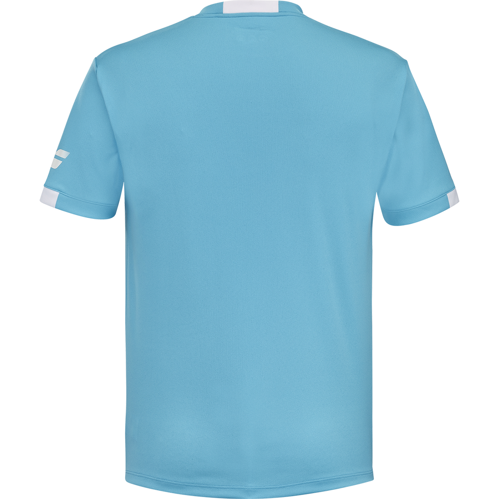 Babolat Boys' Play Crew Neck Tee Cyan Blue