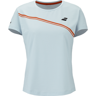 Babolat Girls' Play Cap Sleeve Top Illusion Blue