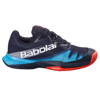 Babolat Junior Jet Premura 2 Padel Shoes Black Tomato Red