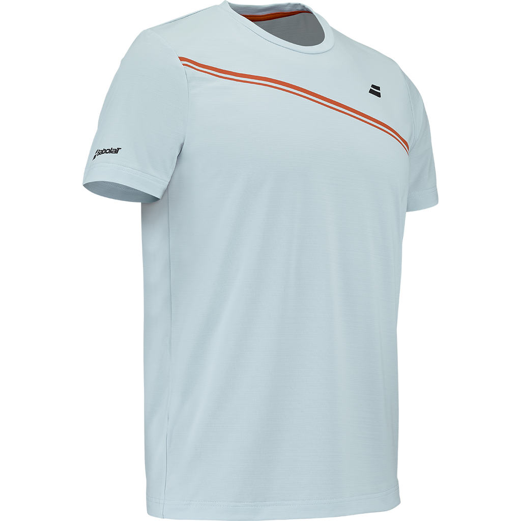Babolat Mens Play Crew Neck Tee Illusion Blue