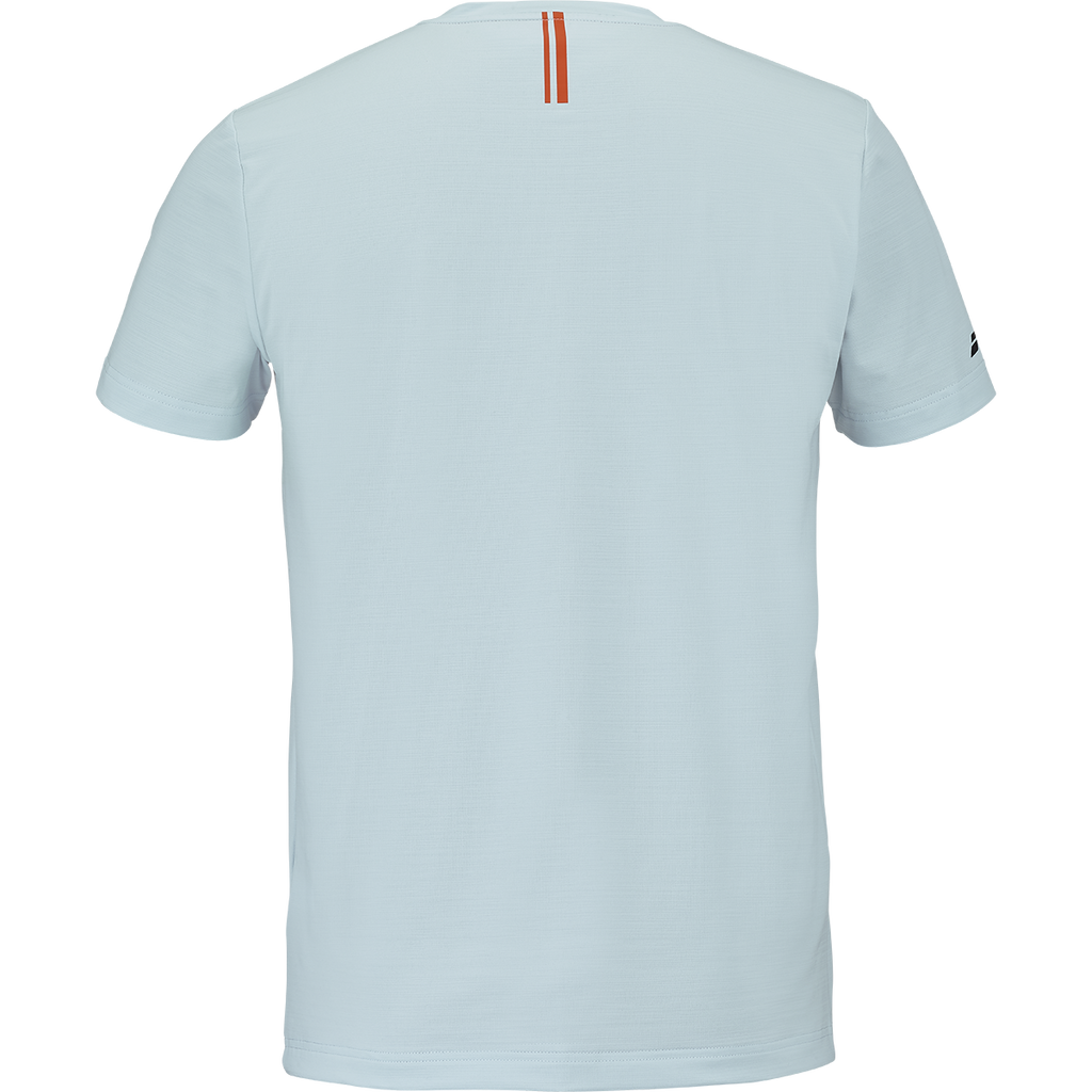 Babolat Mens Play Crew Neck Tee Illusion Blue
