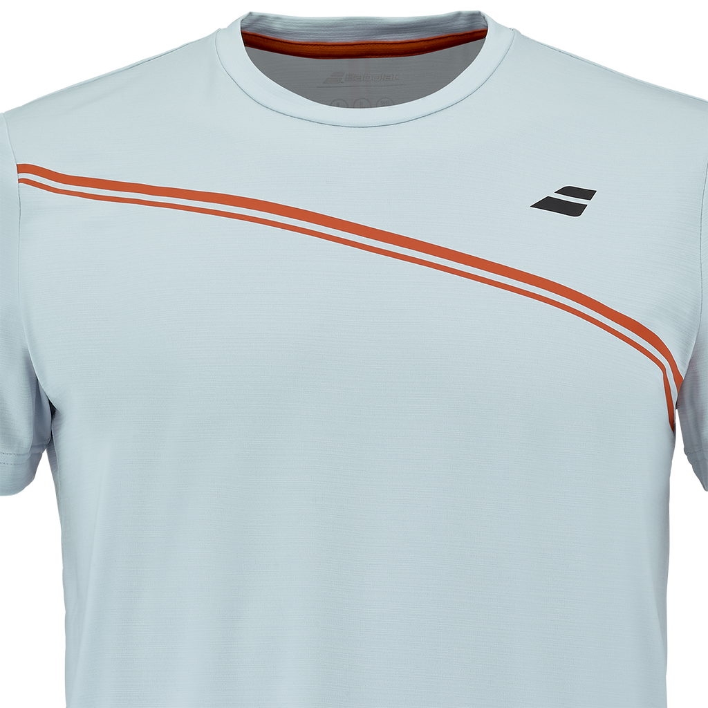 Babolat Mens Play Crew Neck Tee Illusion Blue