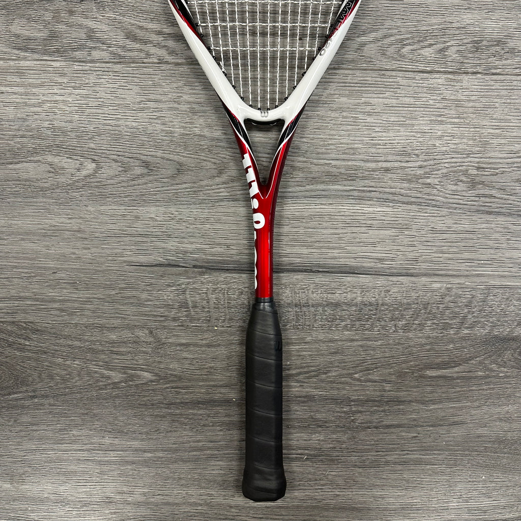 Wilson Hyper Hammer 120 Squash Racket - Red Black OUTLET