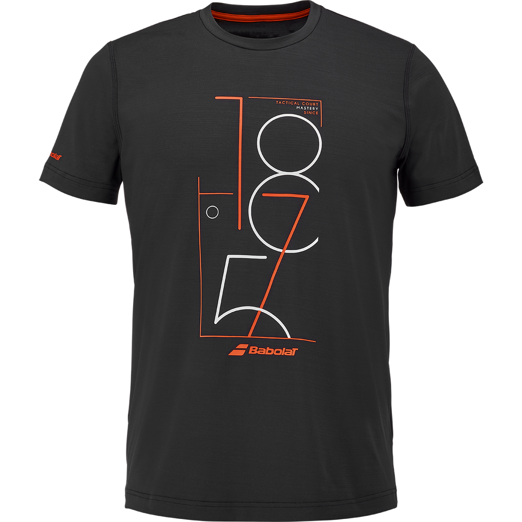 Babolat Men's Exercise Graphic Tee Black