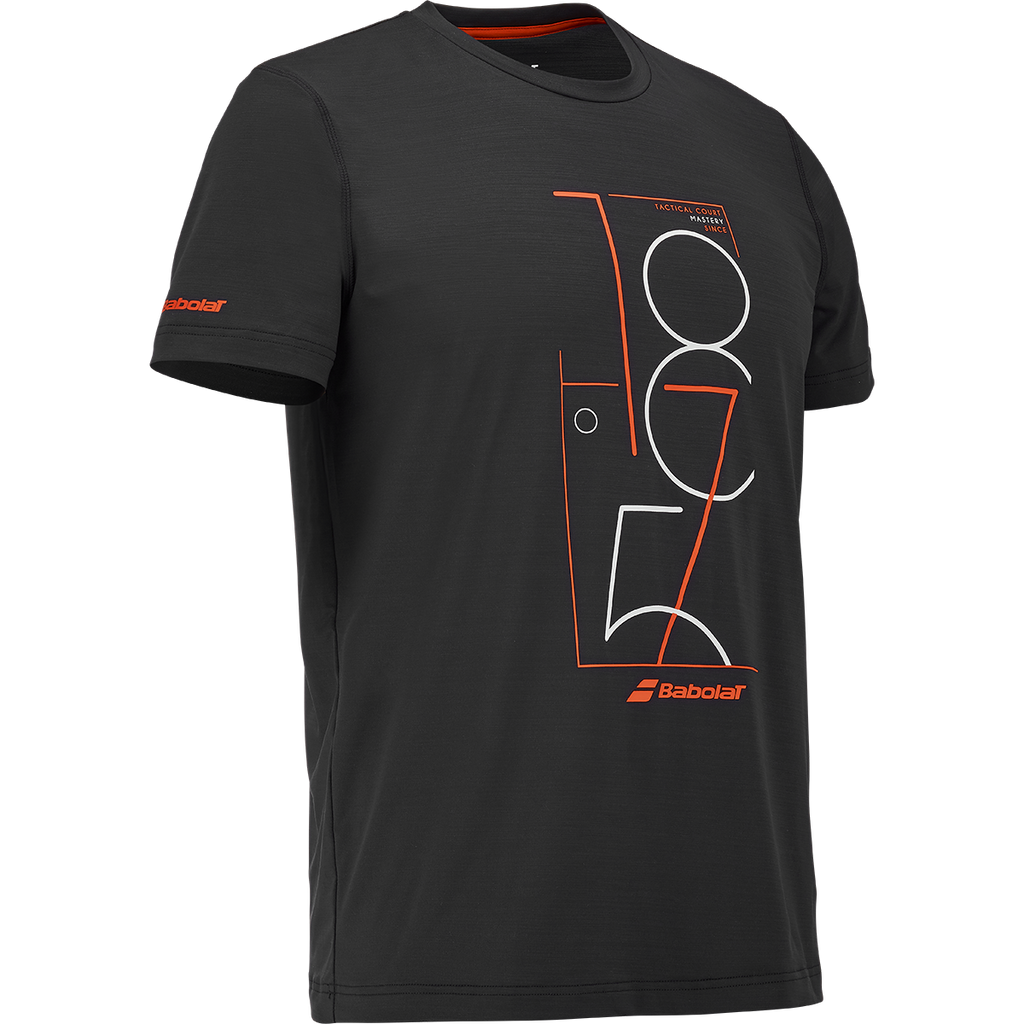 Babolat Men's Exercise Graphic Tee Black