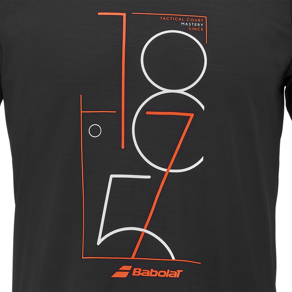 Babolat Men's Exercise Graphic Tee Black