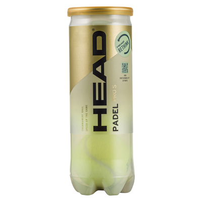 Head Padel Pro S Padel Ball - 3 Ball Can