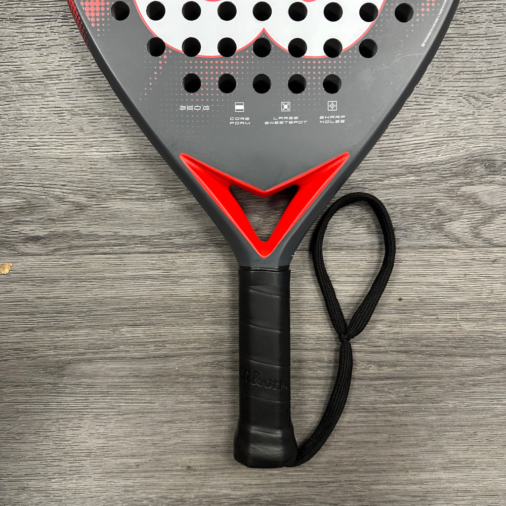 Wilson Optix V2 Power Padel Racket Red OUTLET