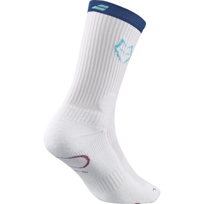 Babolat Men's Mid-Calf Lebron Sock White Estate Blue