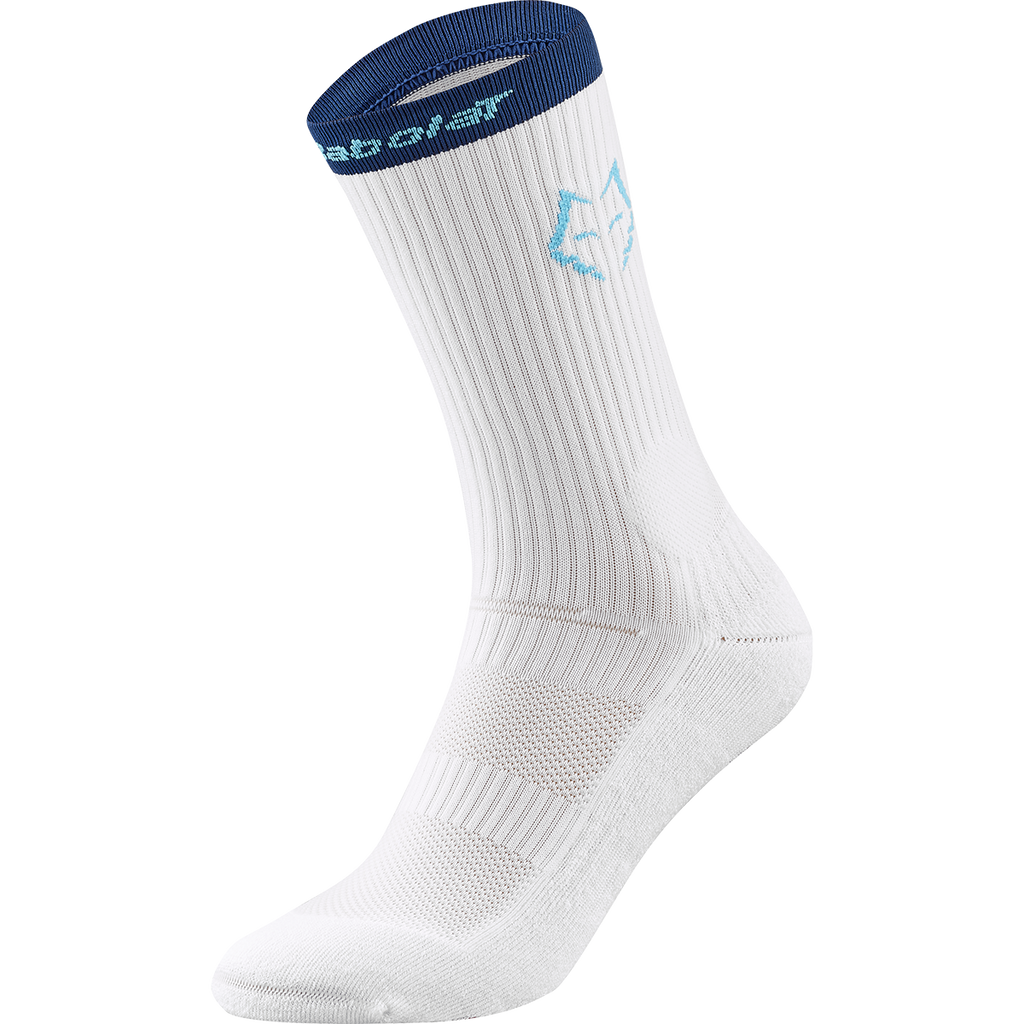 Babolat Men's Mid-Calf Lebron Sock White Estate Blue