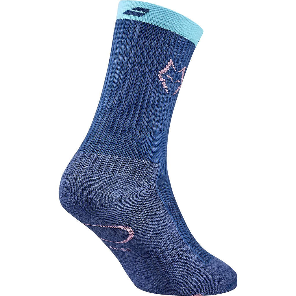 Babolat Men's Mid-Calf Lebron Sock Estate Blue Cyan