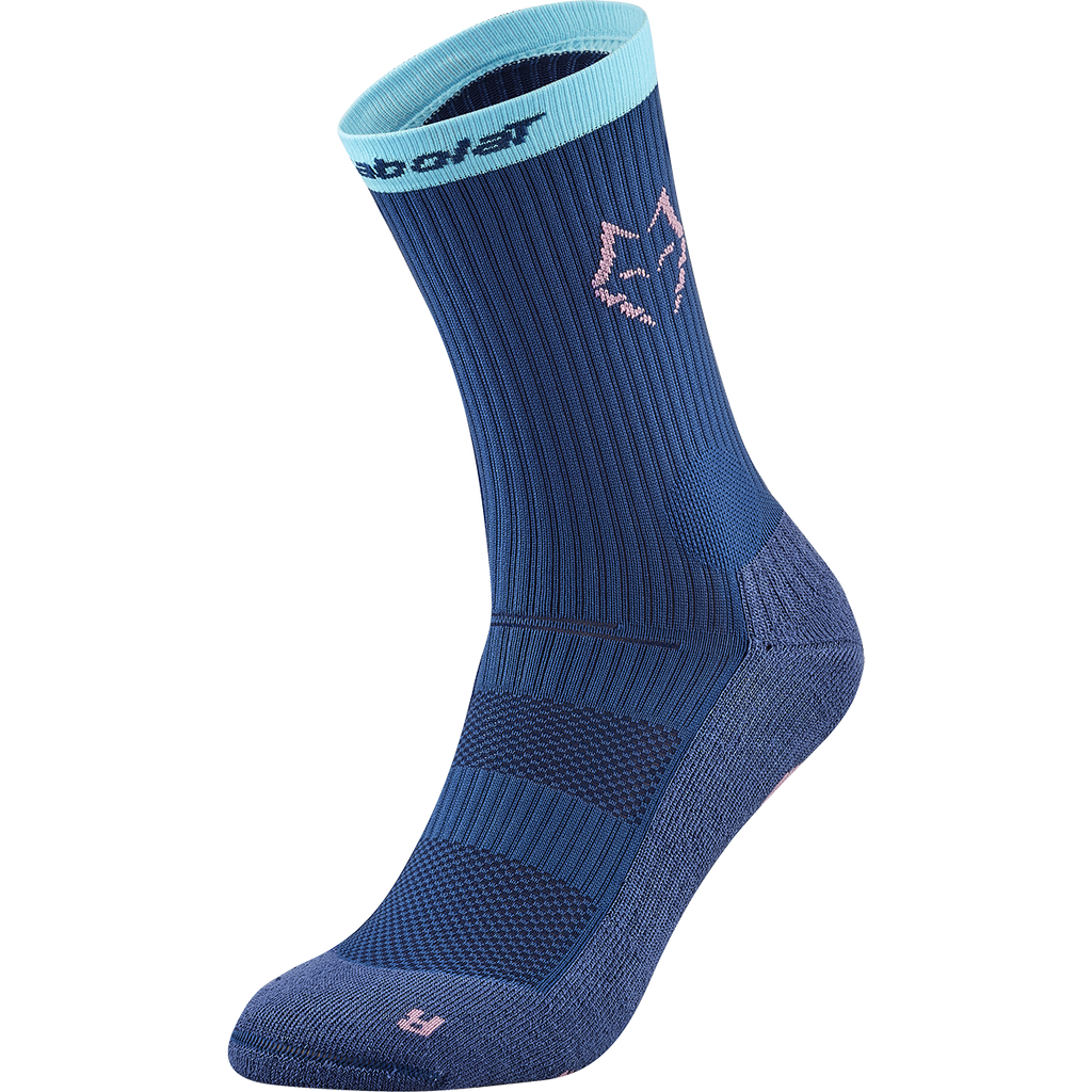 Babolat Men's Mid-Calf Lebron Sock Estate Blue Cyan