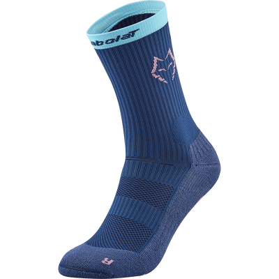 Babolat Men's Mid-Calf Lebron Sock Estate Blue Cyan