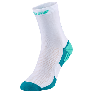 Babolat Padel Mid-Calf Socks White Electric Green
