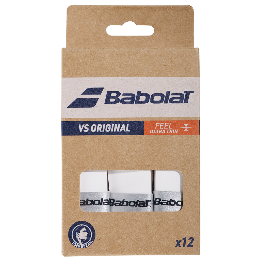 Babolat VS Original Feel Grip 12 Pack - White