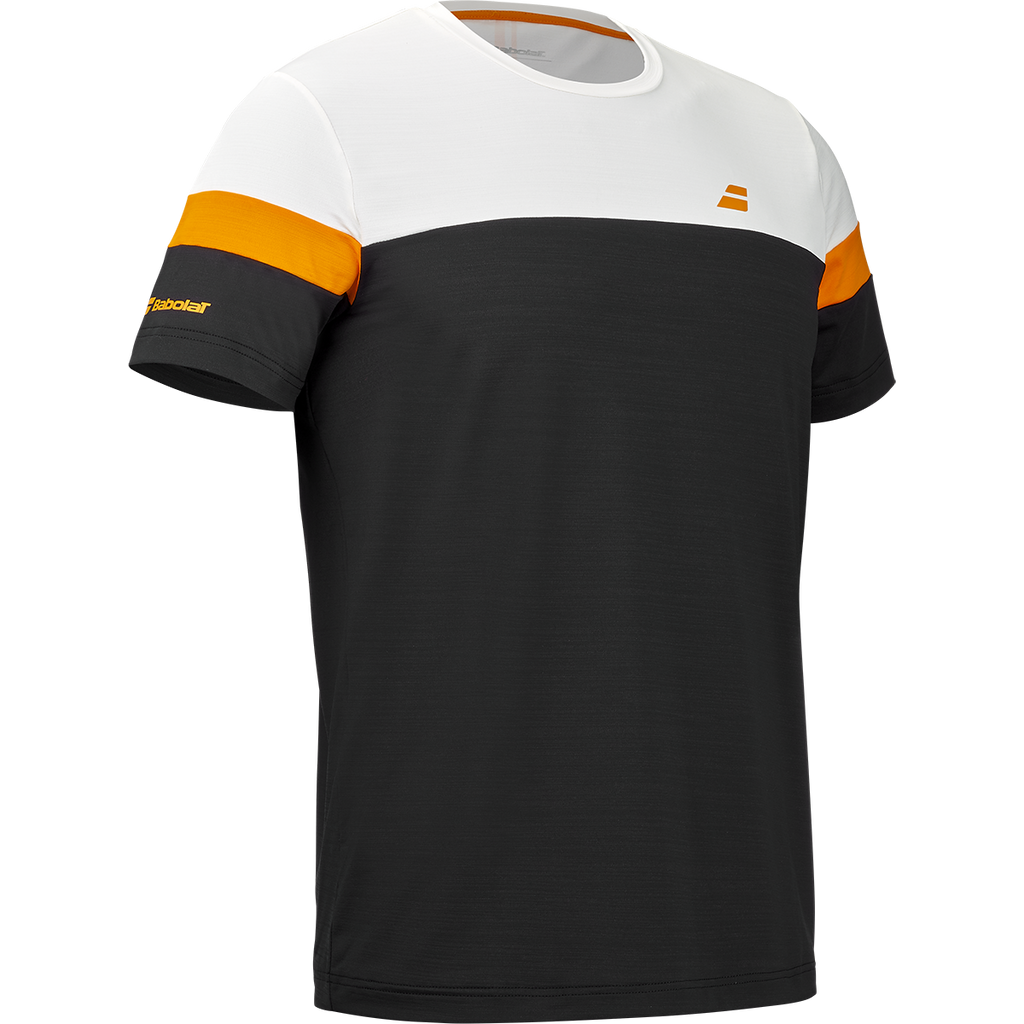 Babolat Men's Crew Neck Tee Black/White