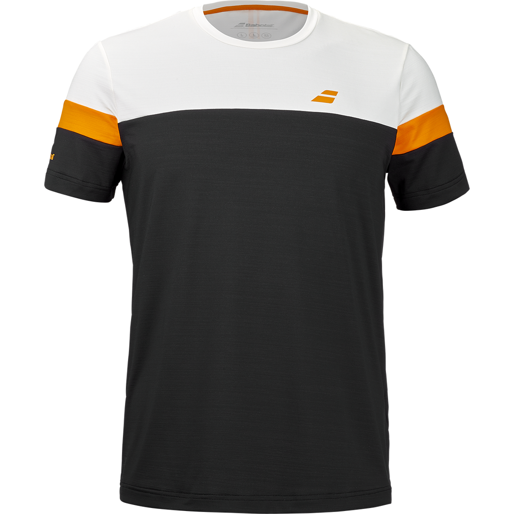 Babolat Men's Crew Neck Tee Black/White