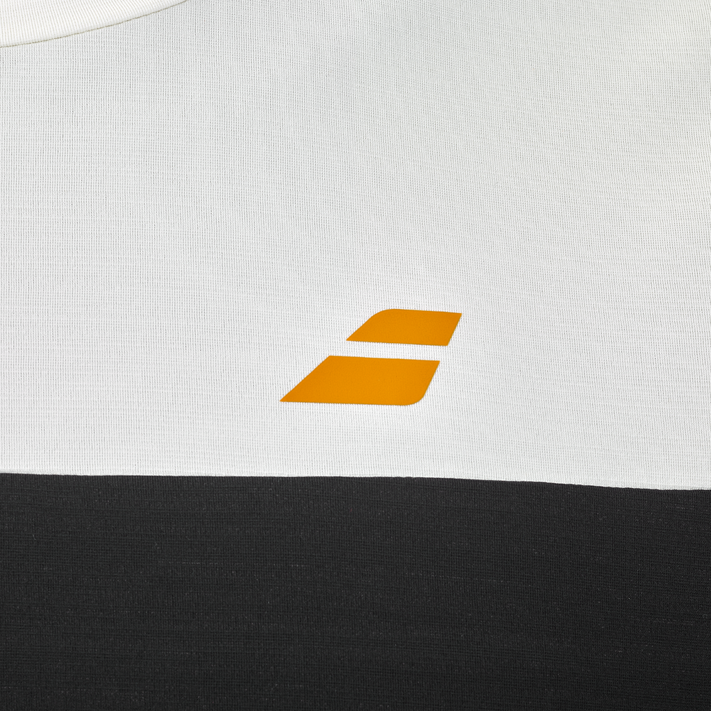 Babolat Men's Crew Neck Tee Black/White