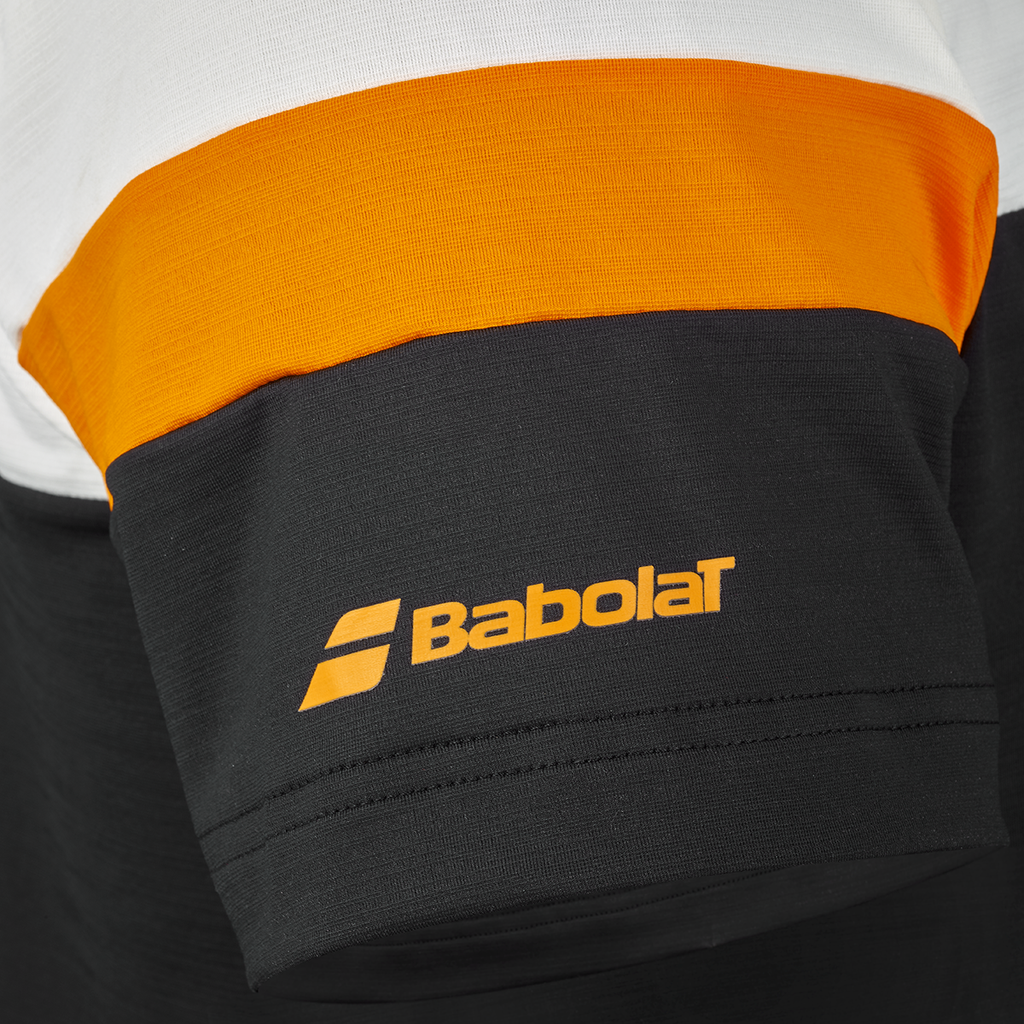 Babolat Men's Crew Neck Tee Black/White