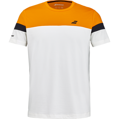 Babolat Men's Crew Neck Tee Orange/Cream