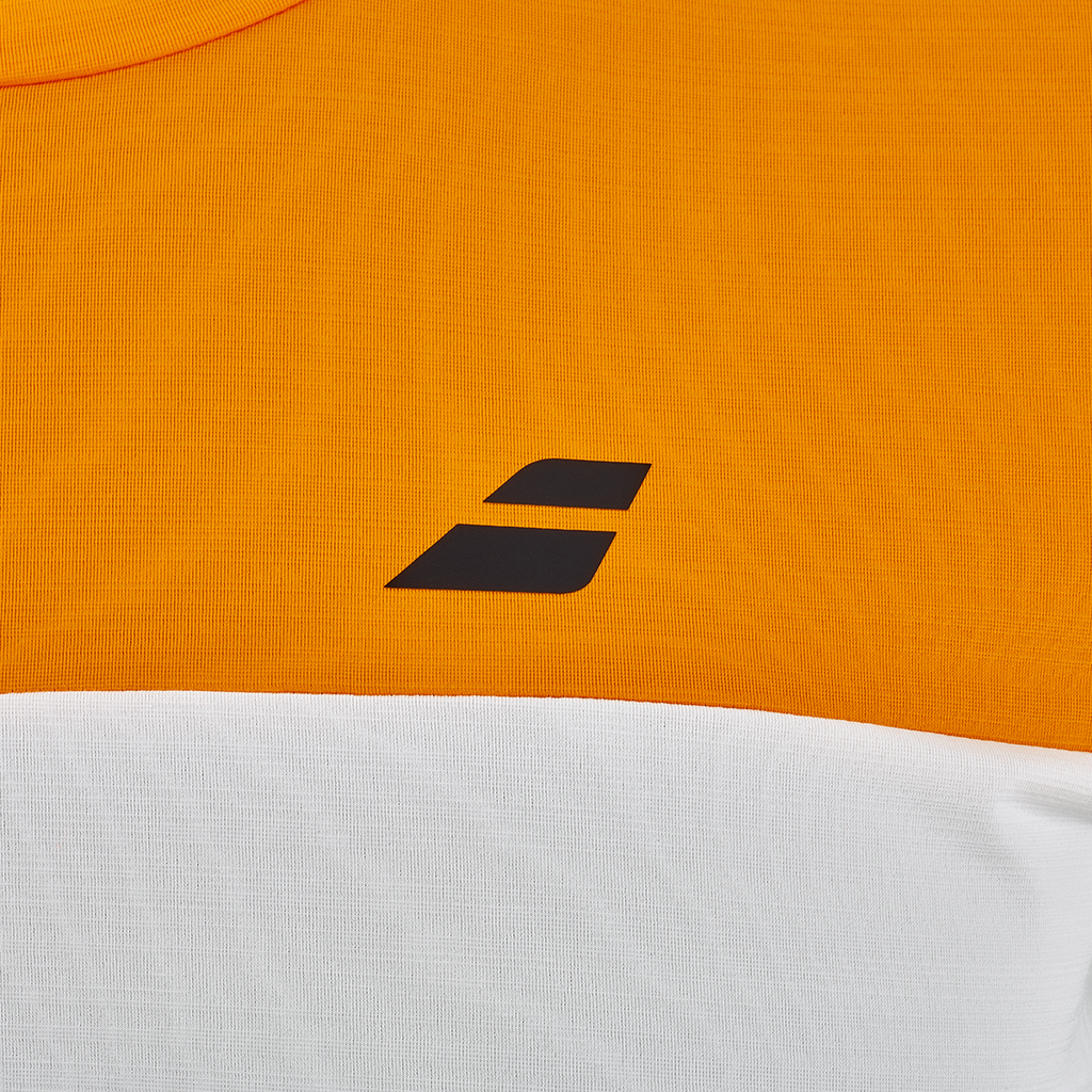Babolat Men's Crew Neck Tee Orange/Cream